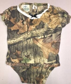RedHead Camo Baby Girl One Piece S